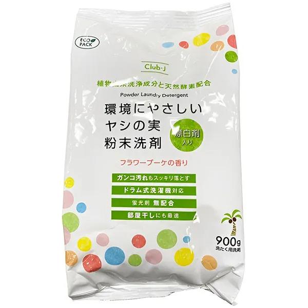 ジーエバー株式会社 環境にやさしい ヤシの実粉末洗剤 漂白剤入り 900g