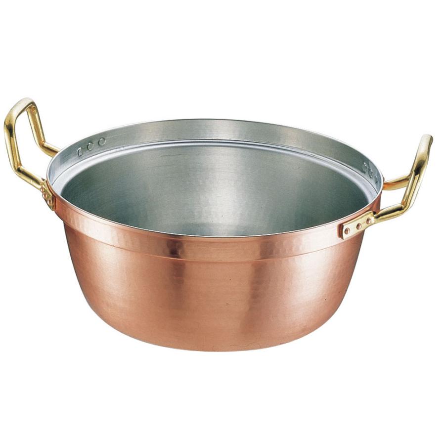 SA銅 円付鍋 両手(錫引きなし) 42cm SA銅 円付鍋 両手(