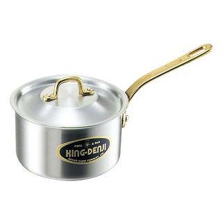 nakao 中尾アルミ製作所 キングデンジ　深型片手鍋（目盛付）２１cm