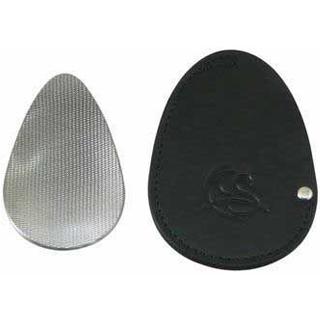 Karasawa/柄沢ヤスリ 踵ヤスリ シャイニーL 革黒