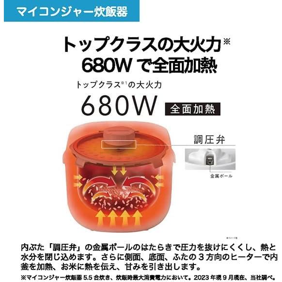 Haier ハイアール JJ-M56B(W)5.5合炊きマイコンジャー炊飯器