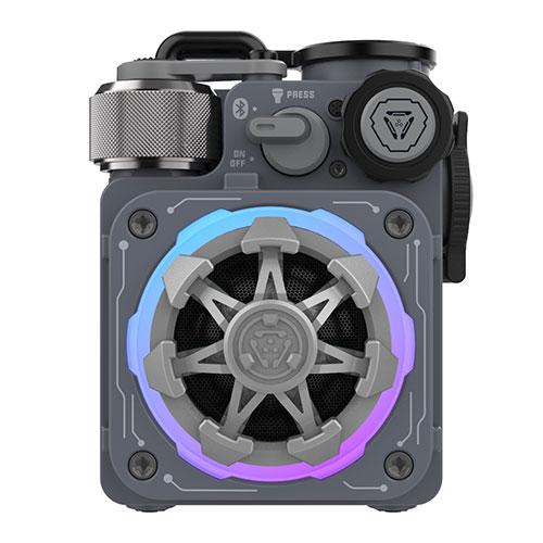 Muzen ミューゼン Cyber Cube Premium Bluetoothスピーカー グレー MW