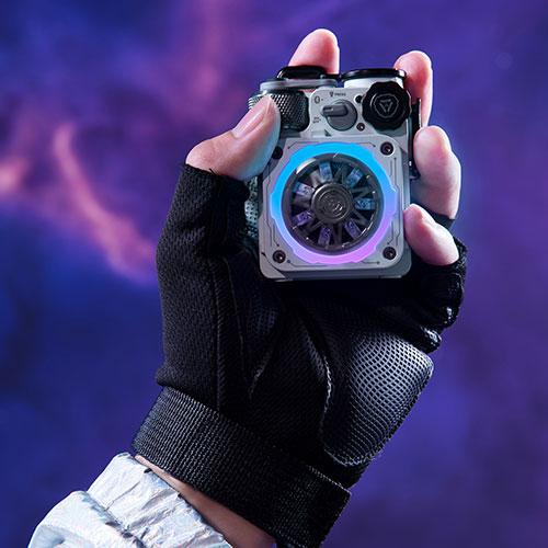 ⭐美品⭐Muzen Cyber Cube MW-PVXI ポータブルスピーカー Muzen ミューゼン Cyber Cube Premium Bluetoothスピーカー グレー MW
