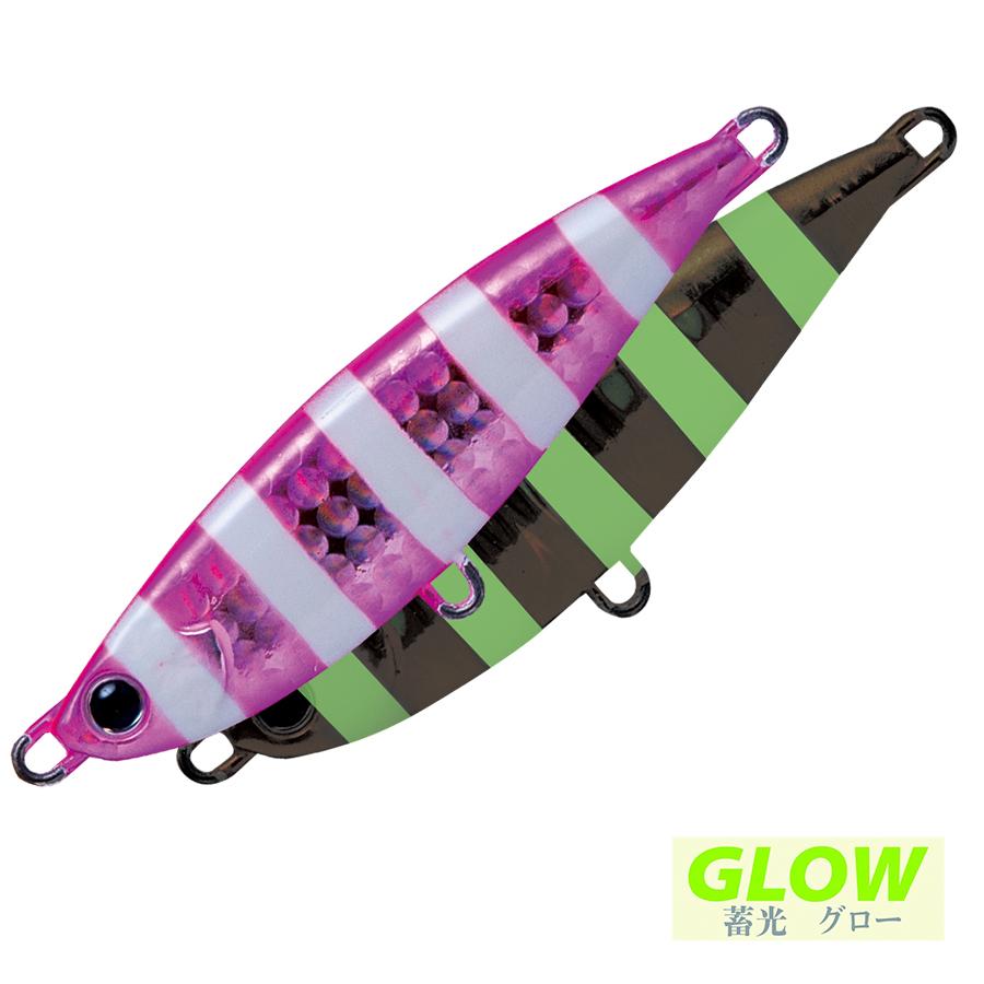 PALMS パームス ザ・ダックス フラット30 Wピンクゼブラグロー 30g