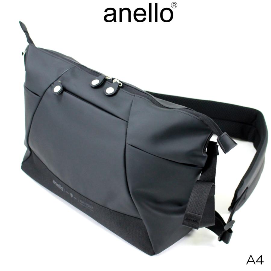 anello アネロ シーク ショルダー 【ブラック】【12L】 【A4】AGB5084