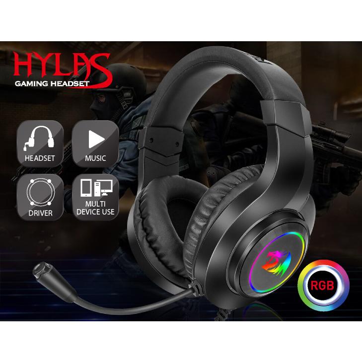 REDRAGON レッドラゴン RGB USB接続 ゲーミングヘッドセット HYLAS