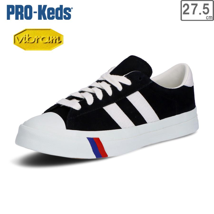 PRO-Keds プロケッズ 【ユニセックス】 ロイヤルプラス スエード 【ブラック】 【27.5cm】 PN1021 ヴィブラムメガグリップ