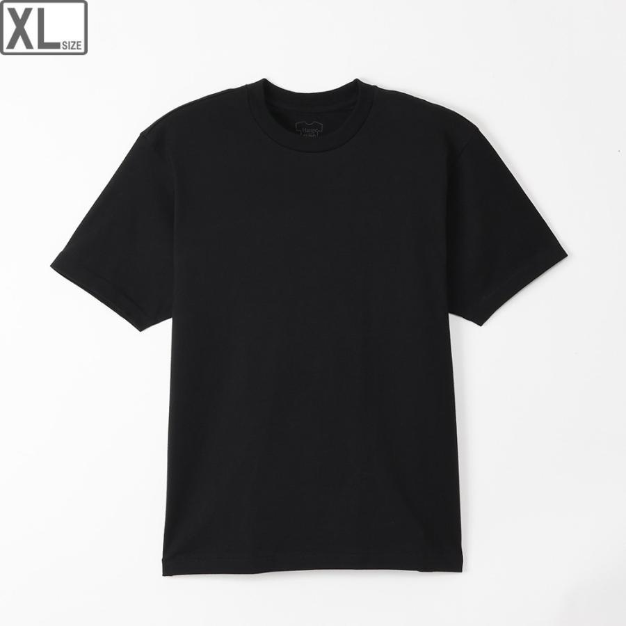 Hanes ヘインズ 【メンズ】1P KURO クルーネック Tシャツ 【ブラック 
