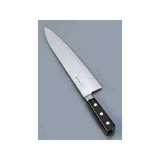 ◎ 青木刃物製作所 堺孝行 洋出刃 極上 本焼 日本鋼 ツバ付 270mm AOKI 青木刃物製作所 【堺孝行】日本鋼（ツバ付）洋出刃 27cm : NEXT
