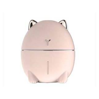 iQ Labo アイキューラボ  USB充電式加湿器 マンマルネコ(LOVELY HUMIDIFIER) IQ-HU-NEKO-PK ピンク｜murauchi3