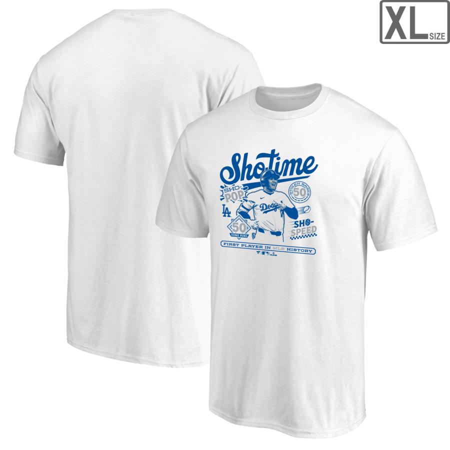 大谷翔平選手、50/50、Tシャツ、XLサイズ、Fanatics社、額付 Fanatics ファナティクス Tシャツ 大谷翔平 50-50 FIRST ONE IN MLB