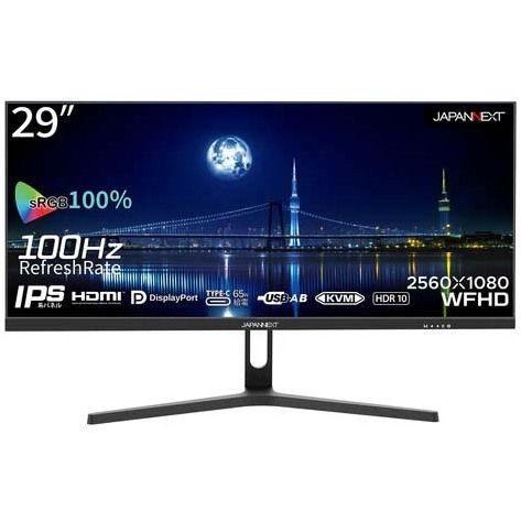 JAPANNEXT ジャパンネクスト WFHD対応29型液晶ディスプレイ(IPS/DPx1