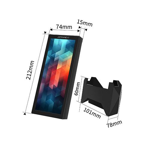 JAPANNEXT ジャパンネクスト 7.8型モバイルモニター(400x1280/IPS