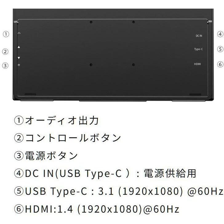 JAPANNEXT ジャパンネクスト フルHD 15.6インチ デュアルモバイルディスプレイ(IPS/HDMI/Type-C/スピーカー/非光沢) JN-DMD-IPS156F_4