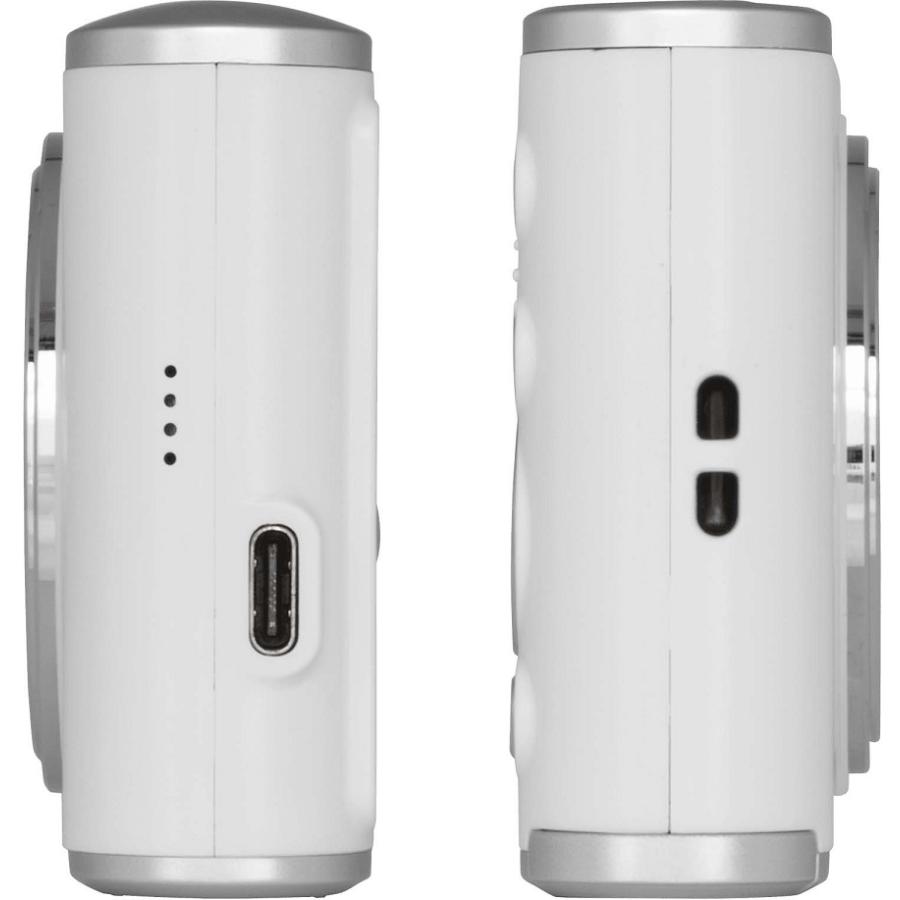 aiwaデジタル コンパクトデジタルカメラ aiwa cam DCB ホワイト JA4