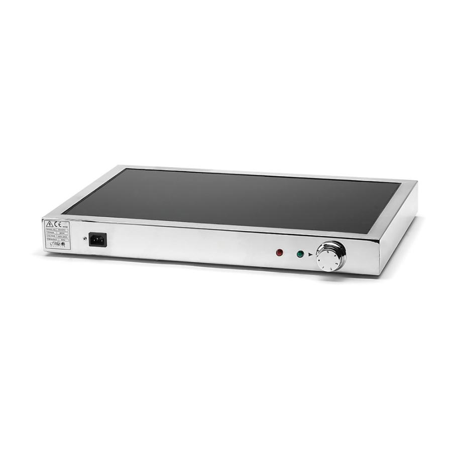 清水食器　ブュッフェウォーマー　PA10751PRO 清水食器 ブッフェウォーマー1／1BKガラストップ