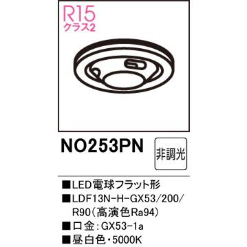 ODELIC（オーデリック） NO253PN LDF13N-H-GX53/200/R90 昼白色・5000K