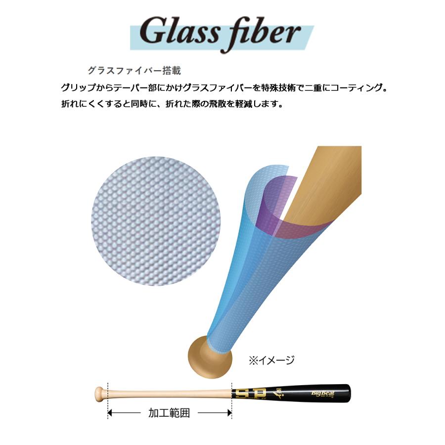 SURE PLAY シュアプレイ 硬式用木製バット ビッグビート スリムタイプ 【DBR/ダークブラウン】【85cm】 SBT-MR14SS_1