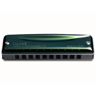 SUZUKI スズキ 10穴ハーモニカ OLIVE C-20 G調 tf8su2k SUZUKI/スズキ 10穴ハーモニカ OLIVE オリーブ C-20 (G調) : NEXT