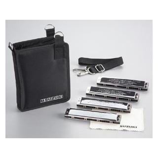 SUZUKI ハーモニカ 8 本セット 複音ハーモニカ 8本セット tombo 鈴木
