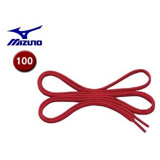 ミズノ mizuno  8ZA210-62 フラットシューレース 平型 【100cm】 (レッド)｜murauchi3