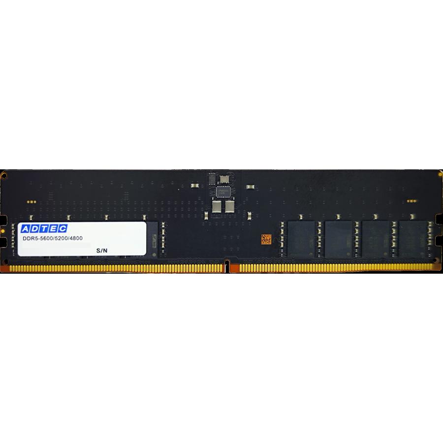 アドテック メモリ DDR5 4800 32GB (16GB×2未使用品 ADTEC アドテック デスクトップPC用メモリ DDR5-4800 UDIMM 32GB