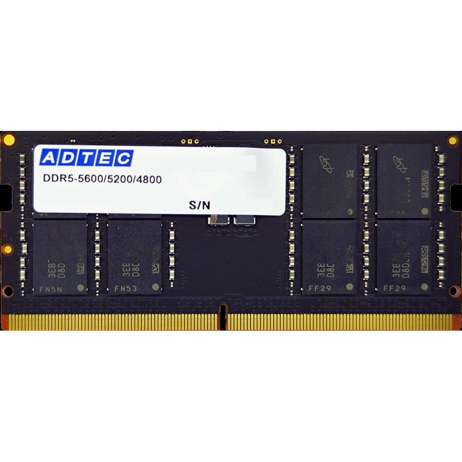 ADTEC アドテック ノートPC用メモリ SO-DIMM 8GB ADS5600N-X8G : NEXT