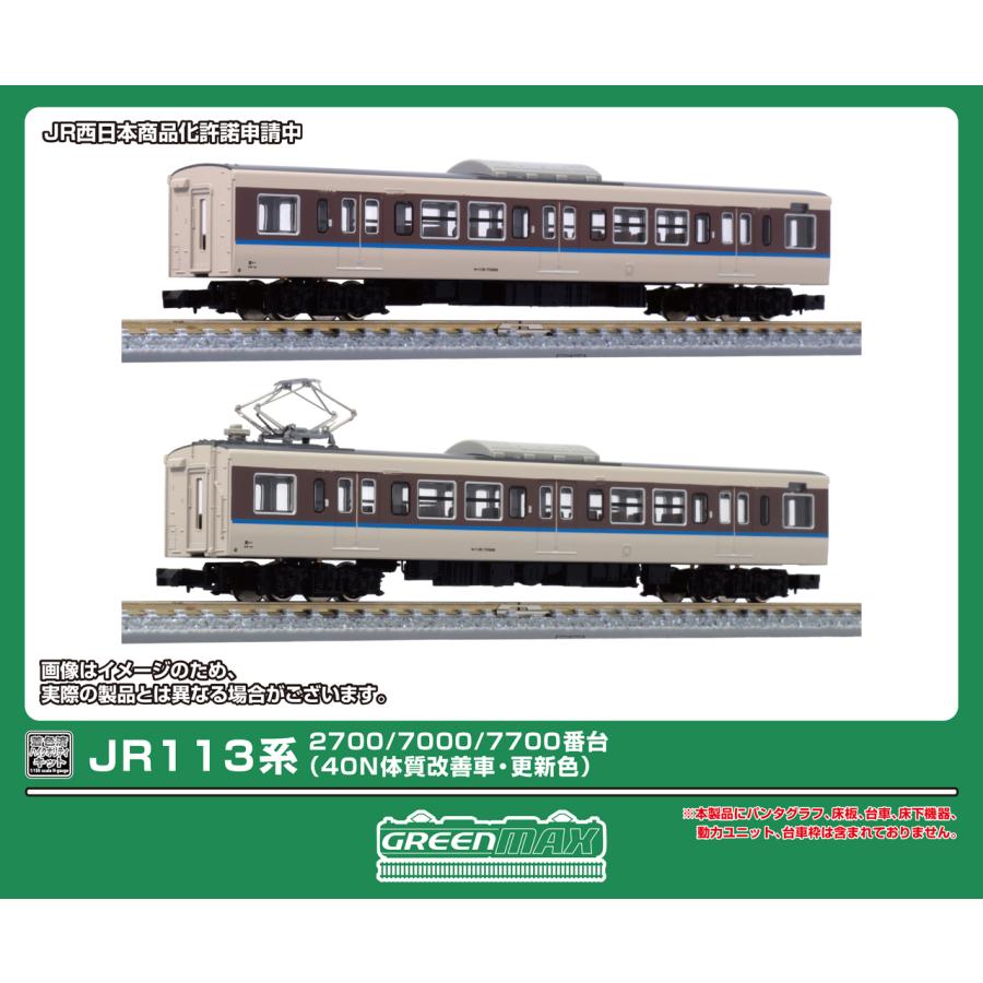 GREENMAX グリーンマックス JR113系2700／7000／7700番台（40N体質改善