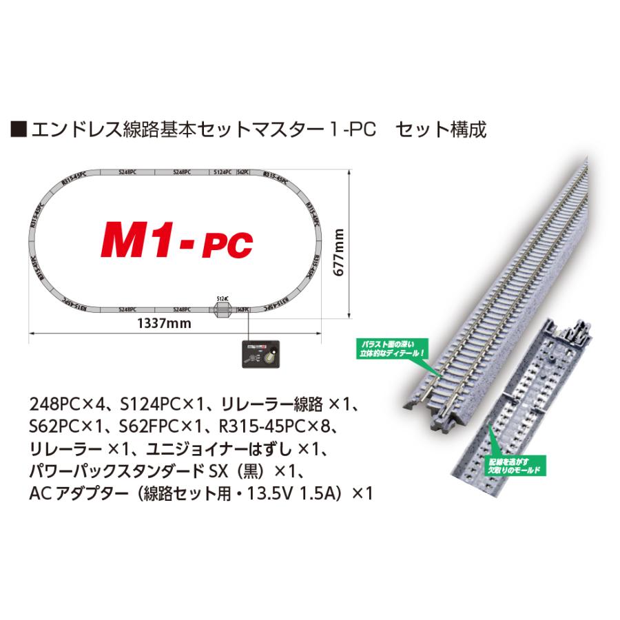 KATO カトー エンドレス線路基本セットマスター1-PC 20-854 : NEXT