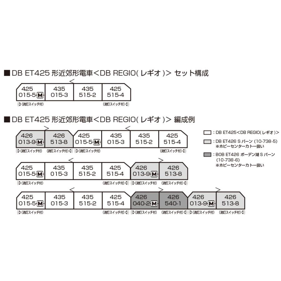 KATO カトー 【予約】DB ET425形近郊形電車 <DB REGIO(レギオ)>4両セット 10-2130_1