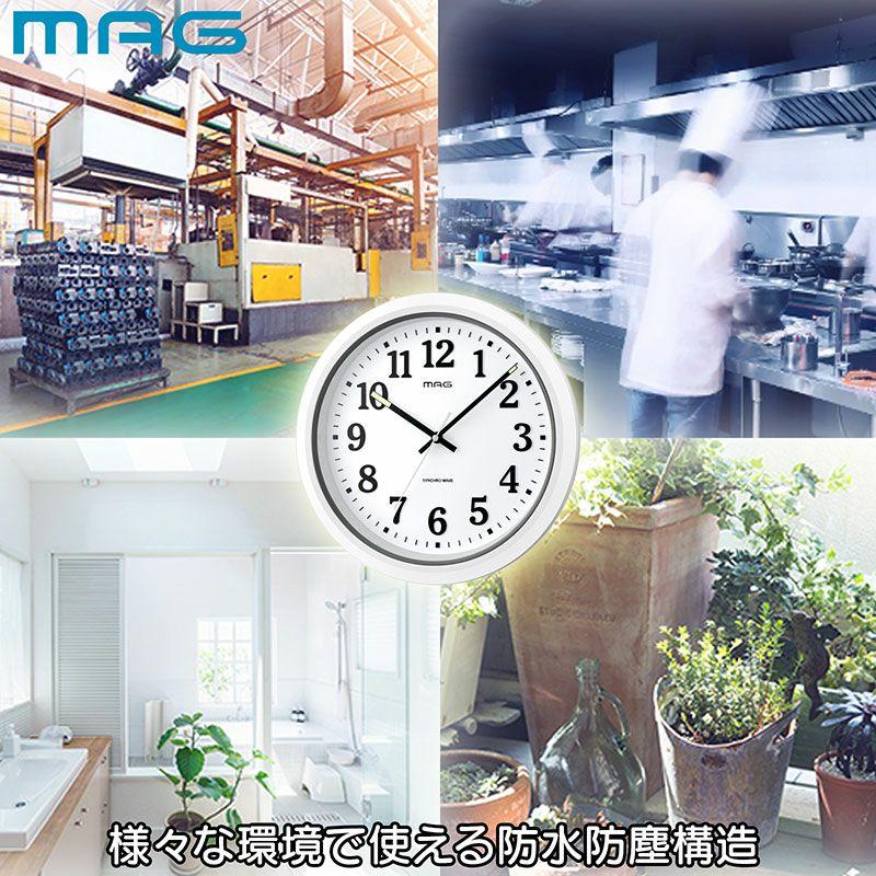 noa ノア精密 W-734(WH-Z) MAG 電波防塵防水掛時計 ナヤ : NEXT
