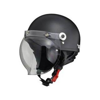 【希少！！】 至高 リード LEAD工業 バブルシールド付きハーフヘルメット CROSS CR-760 ハーフマットブラック sputnik-re.com sputnik-re.com
