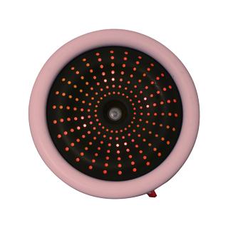 TEKNOS テクノス EL-C077UP USB充電式円筒形超音波加湿器 0.75L ピンク