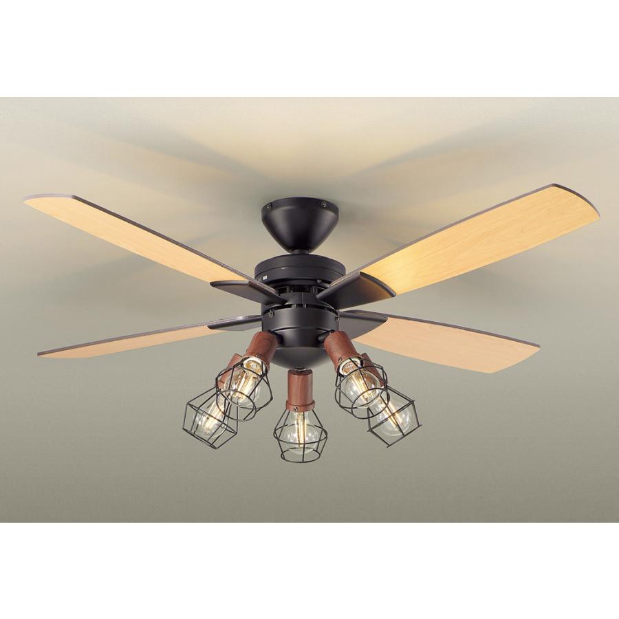 大光電機 DAIKO ASL-517 LEDシーリングファン ブラック ※専用リモコン