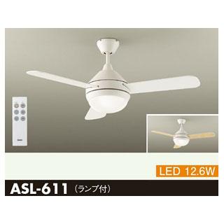 DAIKO/大光電機 ASL-611 LEDシーリングファン [表面：白/表面 