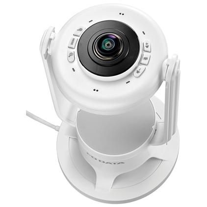I・O DATA アイ・オー・データ マイク・スピーカー一体型360度USBカメラ(抗菌モデル) TC-MSC300W-AG