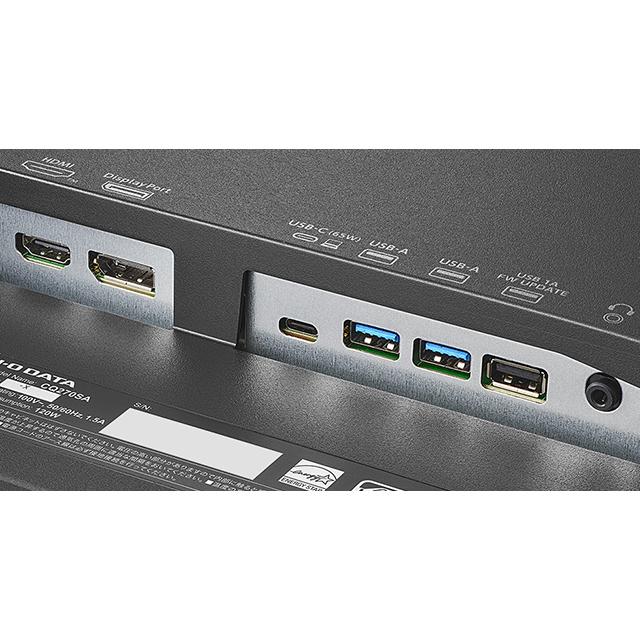 I・O DATA アイ・オー・データ WQHD対応 27型ワイド液晶ディスプレイ Type-C/ブラック/スピーカー/フリースタイルスタンド LCD-CQ270SA-F_5