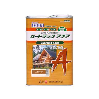 Washin/和信ペイント  ガードラックアクア チーク 3.5kg #952233｜murauchi3