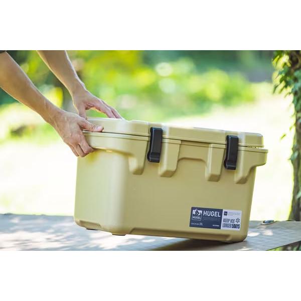 IRIS OHYAMA/アイリスオーヤマ HUGEL クーラーボックス 20L ベージュ TC-20の画像