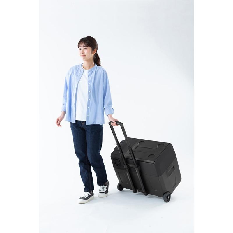 IRIS OHYAMA アイリスオーヤマ ポータブル冷蔵冷凍庫 40L IPD-4A-B ブラックの画像