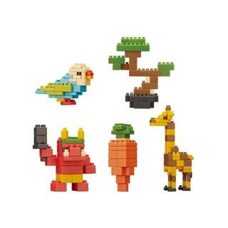 KAWADA カワダ ダイヤブロック OKOMEIRO オコメイロ L 9色 672ピース 