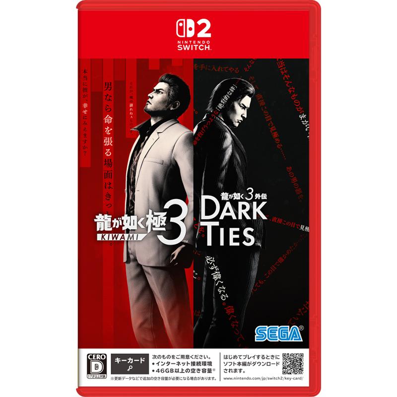 SEGA セガ 龍が如く 極3 / 龍が如く3外伝 Dark Ties【Switch2