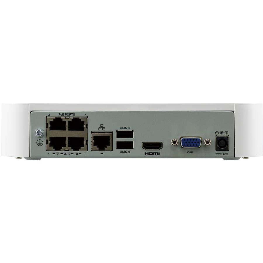 DXアンテナ ネットワークカメラ4台+4chレコーダーセット/200万画素/H