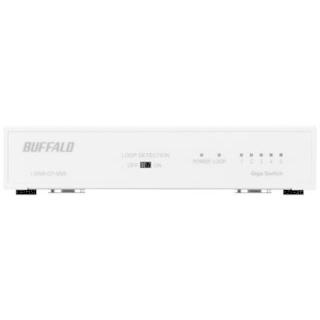 BUFFALO バッファロー Giga 5ポート スイッチングハブ 電源内蔵 金属筐体 マグネット付 ホワイト LSW6-GT-5NS/WH｜murauchi3｜02