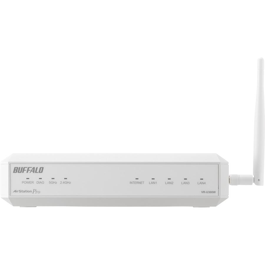 BUFFALO バッファロー  法人向け  Wi-Fi 6対応無線VPNルーター 1200+574Mbps エアステーションプロ VR-U300W｜murauchi3｜04