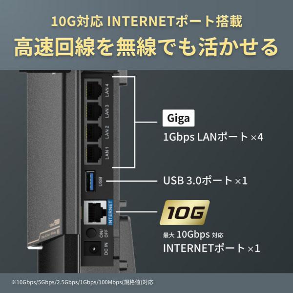 BUFFALO AX7 無線LANルーター 10Gポート搭載 Wi-Fi 7・10GbE対応Wi-Fiルーター「WXR18000BE10P」がNTT東日本・NTT