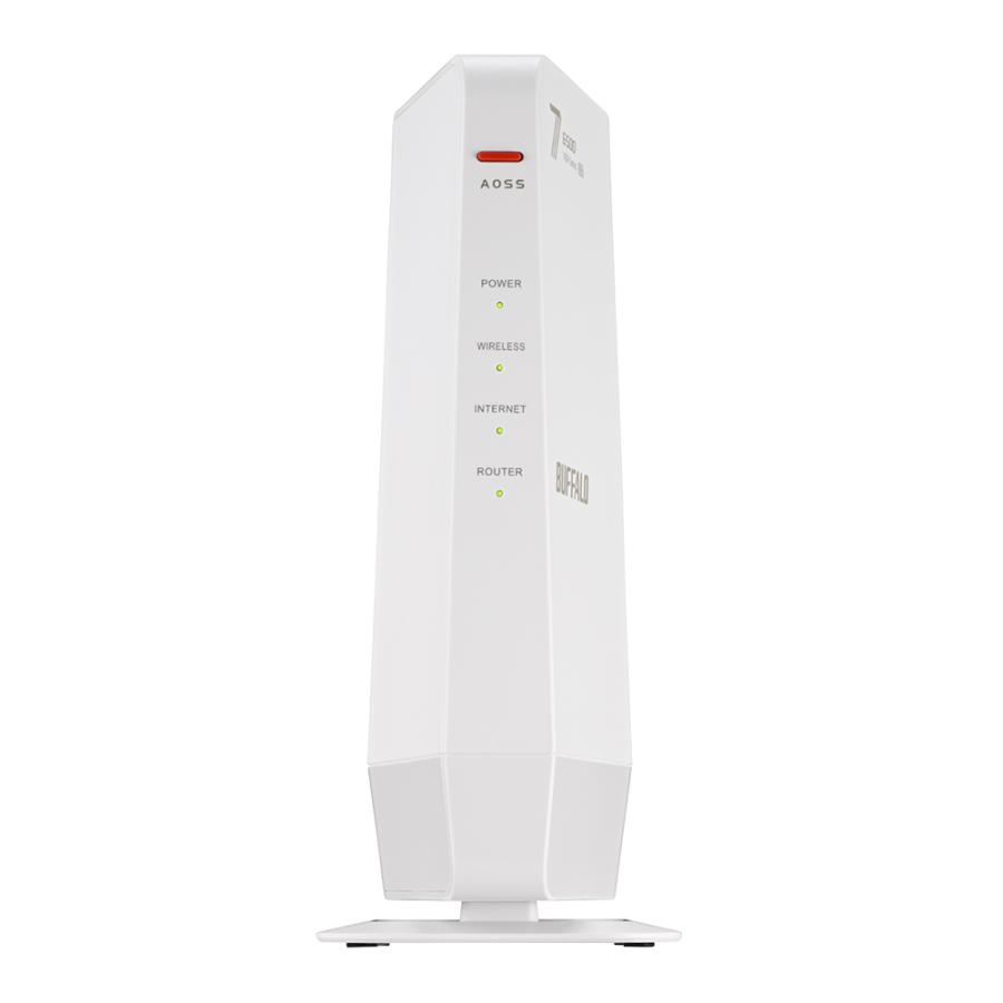 buffaloのWi-Fi Wi-Fiルーター 11529+5764+688Mbps AirStation(Wi-Fi 7対応・フラッグ
