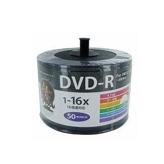 HIDISC/ハイディスク  データ用 DVD-R(詰め替え用パック ) 16倍速 50枚 HDDR47 JNP50SB2｜murauchi3