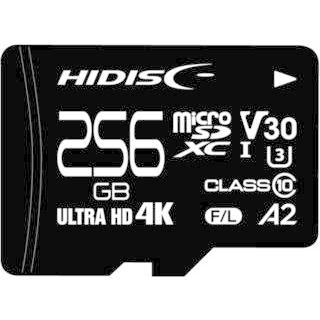 HIDISC/ハイディスク 超高速microSDXCカード 256GB CLASS10 UHS-I 
