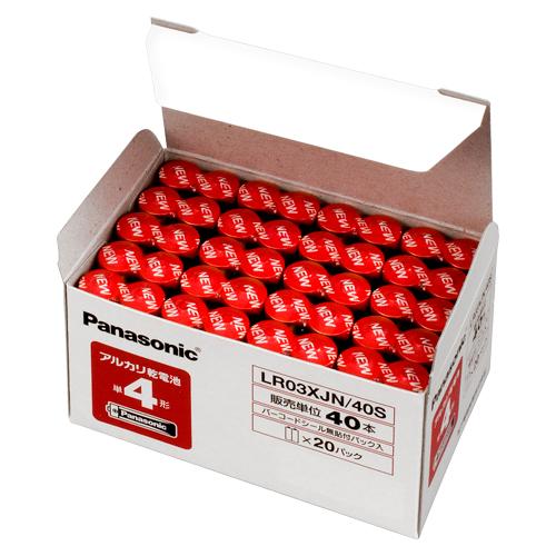 Panasonic（パナソニック） 単四型アルカリ乾電池（金） 40本入り